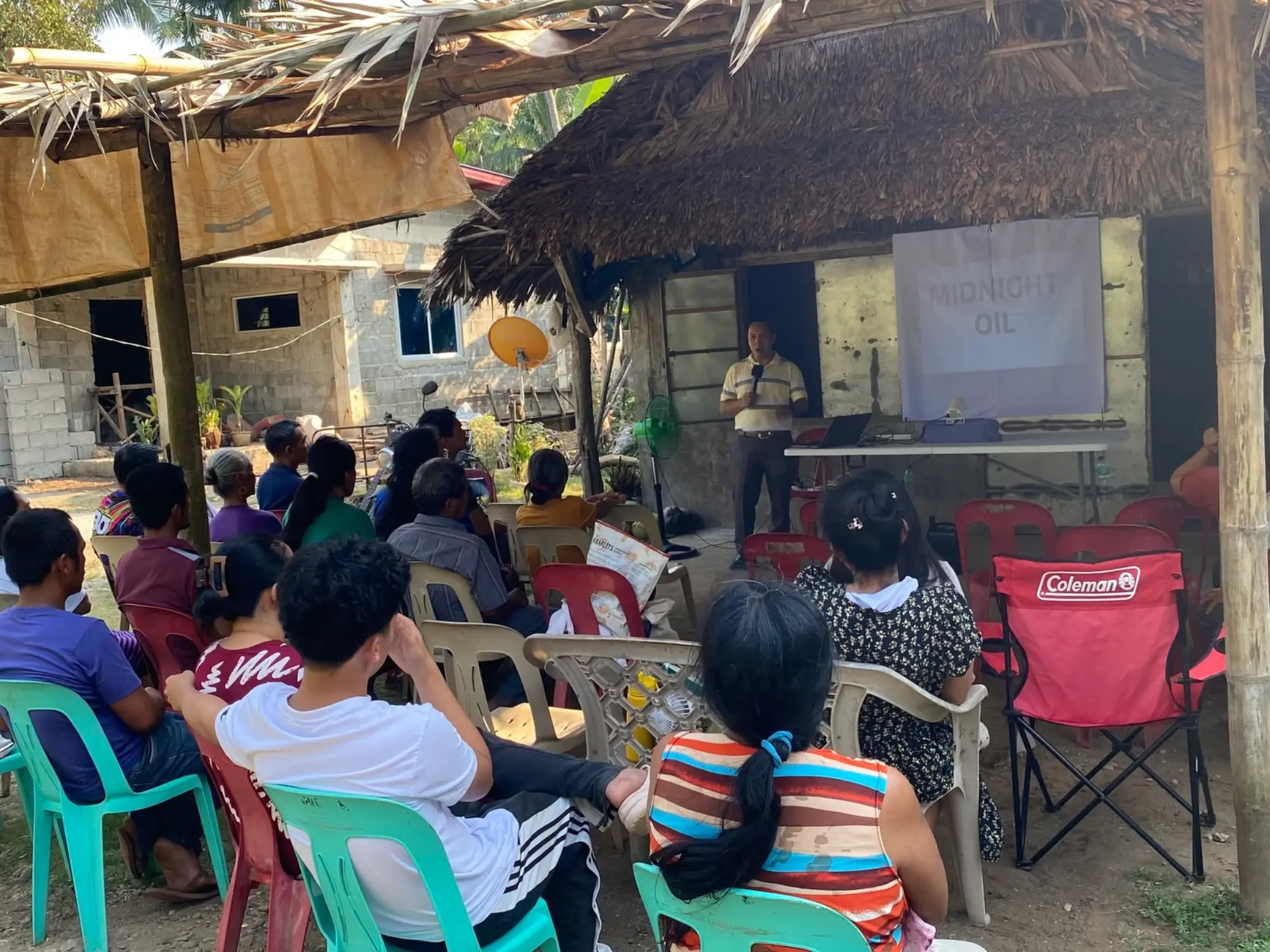 The Word being shared during the Pamplona mission